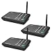 Intercoms Wireless for Home, 5280 Feet Long Range Wireless Intercom System for House, 10 Channels Intercoms System for Business, Room to Room Intercom System with Monitor for Elderly LD666-3P
