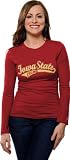 Iowa State Cyclones Women's Distressed Tail Sweep Long Sleeve Tee