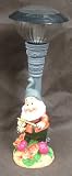from . Garden Gnome With Solar Light Lamp post