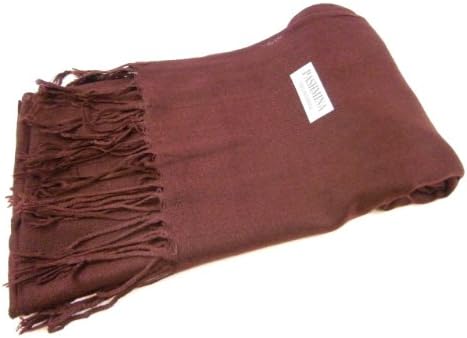 Burgundy Pashmina Scarf 24"w