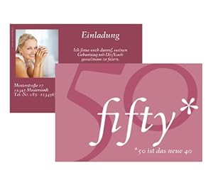 lustige einladung zum 50. Geburtstag vorlagen kostenlos