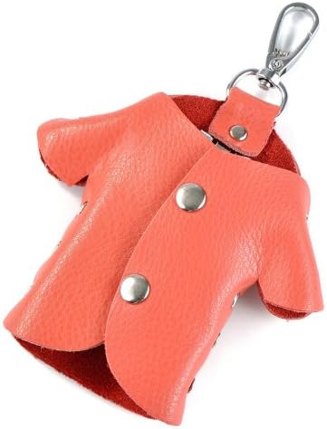 YOURONG Han edition leather key bag manufacturers selling wholesale creative fashion and personality form key bag leather cute clothes (Watermelon Red)