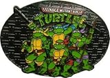 TMNT Teenage Mutant Ninja Turtles Dark Nickle Belt Buckle