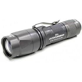 SureFire E1L Outdoorsman, Compact Pocket Sized, Dual Output LED Flashlight, Max Output: 45 lumens.