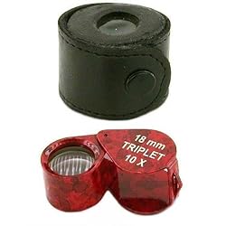 10X Eye Loupe Jewelers Folding Pocket Magnifier