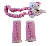 Sanrio Hello Kitty Car Set - Hello Kitty Mirror and Wheel Cover