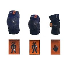 Kinder Inliner Inlineskates Sch�tzer Protektoren SET SCHWARZ 6 tlg. Arm,-Bein- und Ellenbogensch�tzer Gr. XS von 25KG bis 50KG