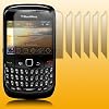 BLACKBERRY CURVE 3G 9300 / 8520 SCREEN PROTECTOR PACK OF 6