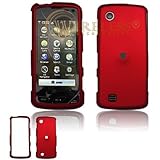 LG Chocolate Touch VX8575 "PDA" Cell Phone Red Rubber Feel Protective Case  ....