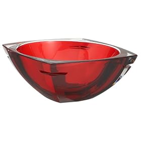 Waterford Metra 10-Inch Red Bowl