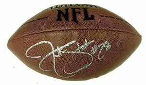 Jonathan Stewart Signed Carolina Panthers Nfl Football