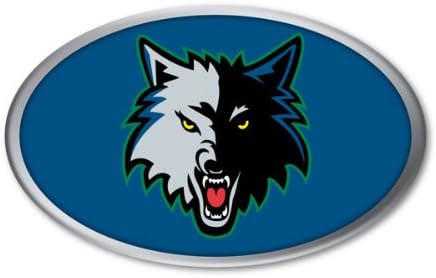 Minnesota Timberwolves Twolves COLOR Chrome Auto Emblem Decal NBA Basketball