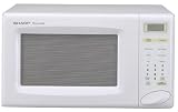 Sharp R-206FW 700-Watt 4/5-Cubic-Foot Compact-Size Microwave, White