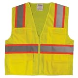 Graintex SV1226 Class 2 Safety Vest, Lime Green Color, Medium