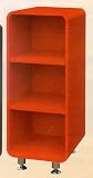 BEAUTIFUL 3 SHELF MODERN DESIGN CABINET IN RED