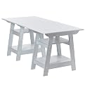 Madison Large Trestle Desk - Antique White