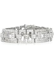 20 Look White CZ Classic Bracelet-7"