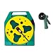 Outdoor Living : Space-Saving 50' Folding Water Hose and Reel - 5-Function Nozzle - Great for RVs, Boats