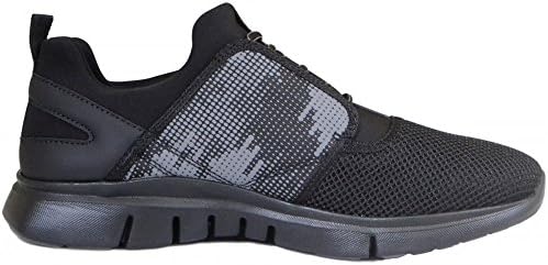 Hugo Boss Footwear Green Gym Soft Mesh Black Trainer 7