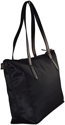 Ultimate Work Tote Stacey Casual Business Women's Laptop Tote Bag With Padded Compartment For Computer Up To 14.5" - Black