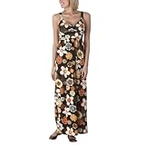 Juniors  Mossimo Supply Co. Crossover V-Neck Dress with Band - Brown Print