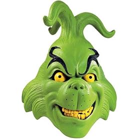 Dr Suess Grinch Over The Head Latex Mask by Jekyll and Hyde