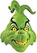 Dr Suess Grinch Over The Head Latex Mask