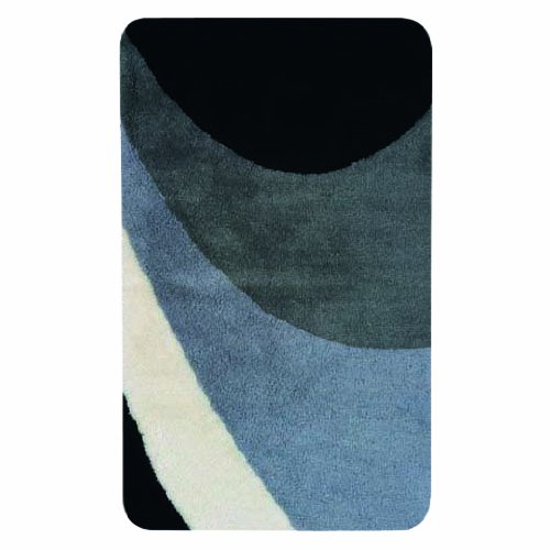 Ridder 7143070-350 Teppich ca. 60 x 90 cm, 100% Polyacryl, 100% Polyacryl, Tokio grau