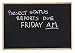 Boone(R) Economy Oak Framed Chalkboard, 24in. x 36in.