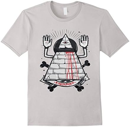Men's Killuminati - Illuminati Conspiracy Theory Premium Shirts Large Silver