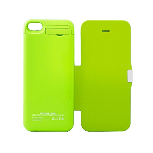 For Apple 2200MAH Detachable USB Backup Extended Battery Case Power Bank Pack Flip Cover Power Charging Case For IPHONE 5/5S/5C