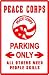 PEACE CORPS PARKING volunteer share govt sign