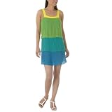 Juniors' Xhilaration Colorblock Dress - Blue/ Green