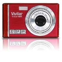 VIVITAR VIVICAM 8225 8MP DIGITAL CAMERA RED FOR SD