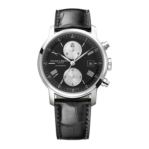 Baume & Mercier Mens Classima Chronograph Strap Watch #8733 Baume & Mercier Mens Classima Chronograph Strap Watch #8733