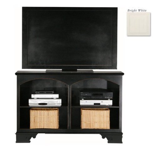 Coastal 16053NGWH 56 in. Entertainment Console - White