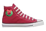 Converse Chuck Taylor All Star Hi Top Custom with Christmas Wreath