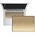 Macbook-Air-13, SlickBlue - Metallic Hard Shell Case and Screen Protector for Macbook Air 13 (A1369 / A1466) - Metallic Gold