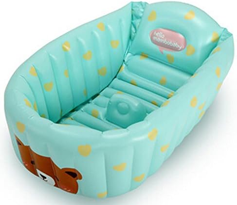 Summer Baby Inflatable Bathtub Newborn Thick Bath Tub Ty391 (blue)