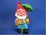 Gartenfigur Zwerg mit Schirm H 20 cm