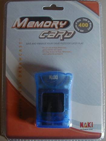 Childrens Toyshop  Video Games : Dreamcast 2mb Memory Card Naki