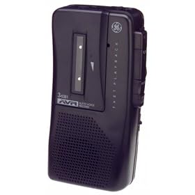 GE 35381 Voice-Activated Microcassette Recorder