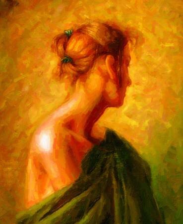 Custom Order #DN-V2Y, Oil on Canvas, Custom Painting of The Person You Love, For 1 Person of Customer's Choice, Style: Photo-Realism, with Signature Text 