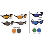 Action Angler Rio sunglass plastic lens Amber/Green Mirror