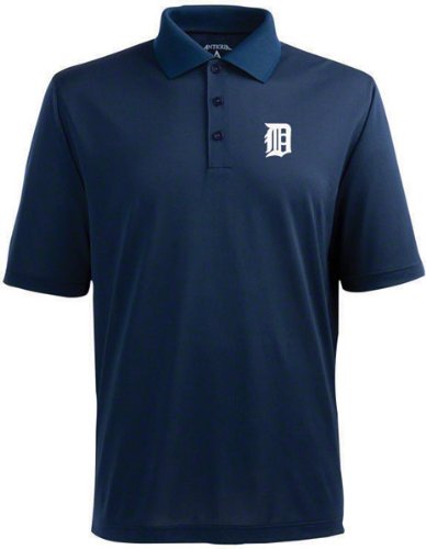 Detroit Tigers Classic Pique Xtra Lite Polo Shirt (Team Color) - Large