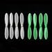 Coolplay 6 Sets Hubsan X4 H107 H107D H107C H107L Blades Propellers Spare Parts for Hubsan RC Quadcopter - 6 Color