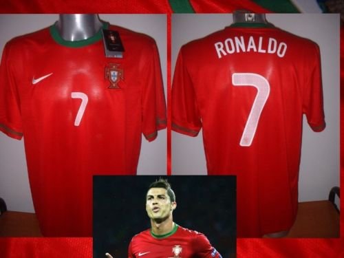 Portugal RONALDO L Home BNWT Nike Fußball-Trikot Real Madrid