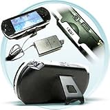 Utra-High Capacity 4400 mAh Sony PSP Battery - Cradle - Charger-Carry Bag 4 in 1 Pack