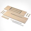 Sauder Closets Upright Pack - Maple