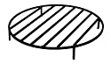 Landmann USA 24-Inch Round Grate for Outdoor Fire Pits